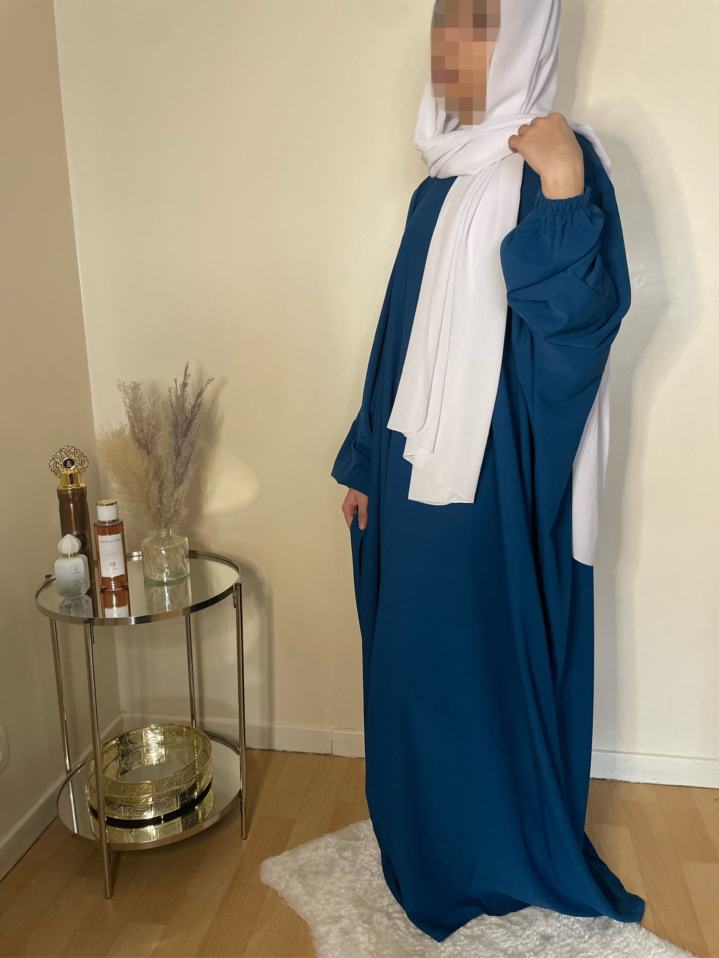 Abaya Aïsha bleu denim