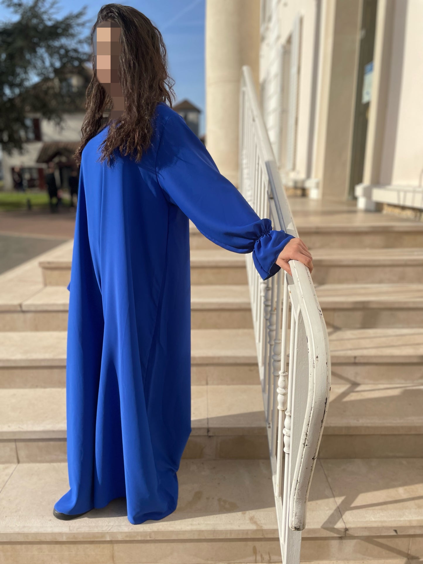 Abaya Noor bleu roi