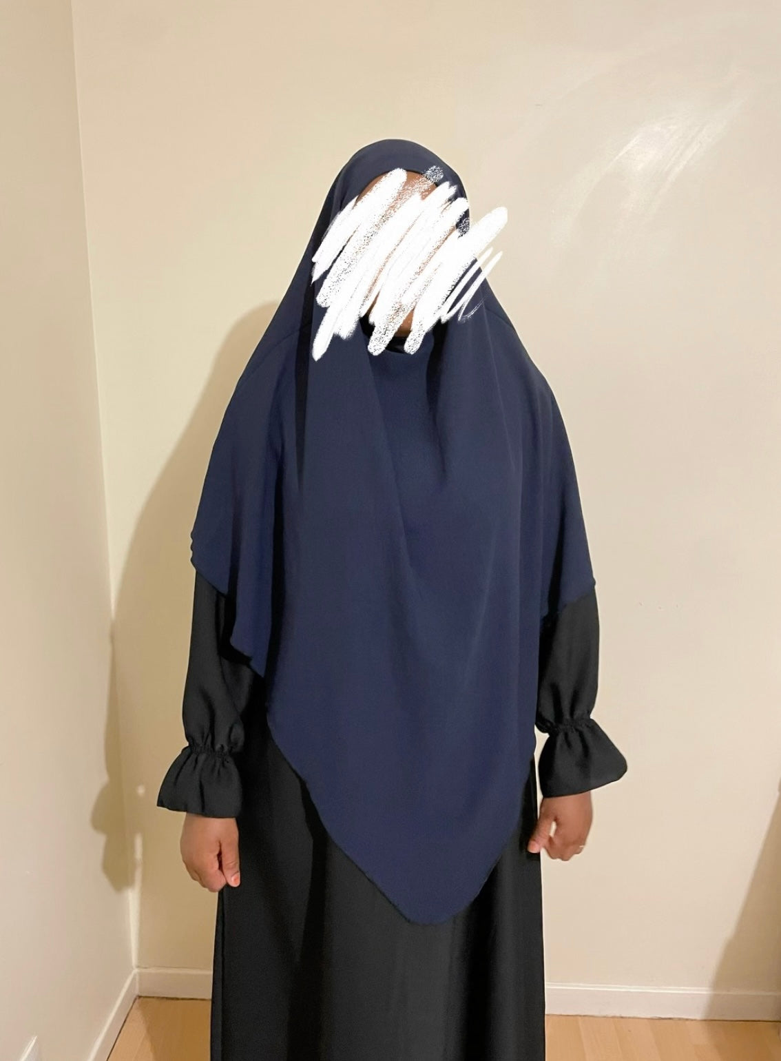 Khimar jazz bleu marine