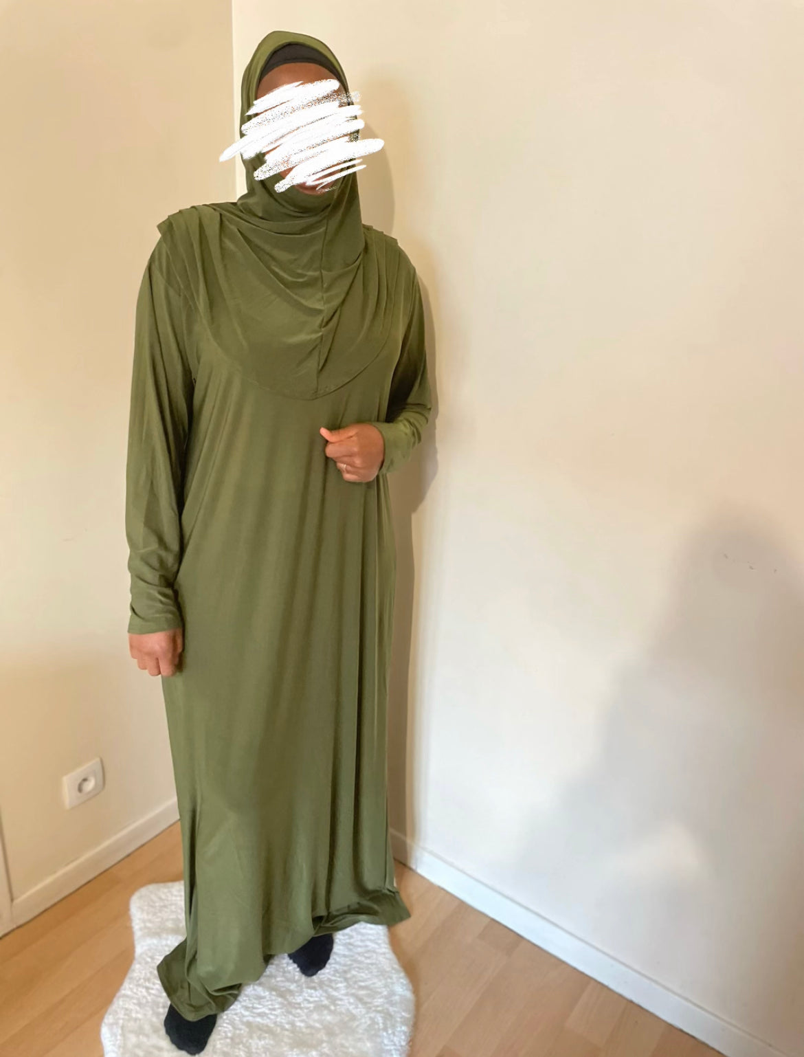 Robe de prière vert kaki