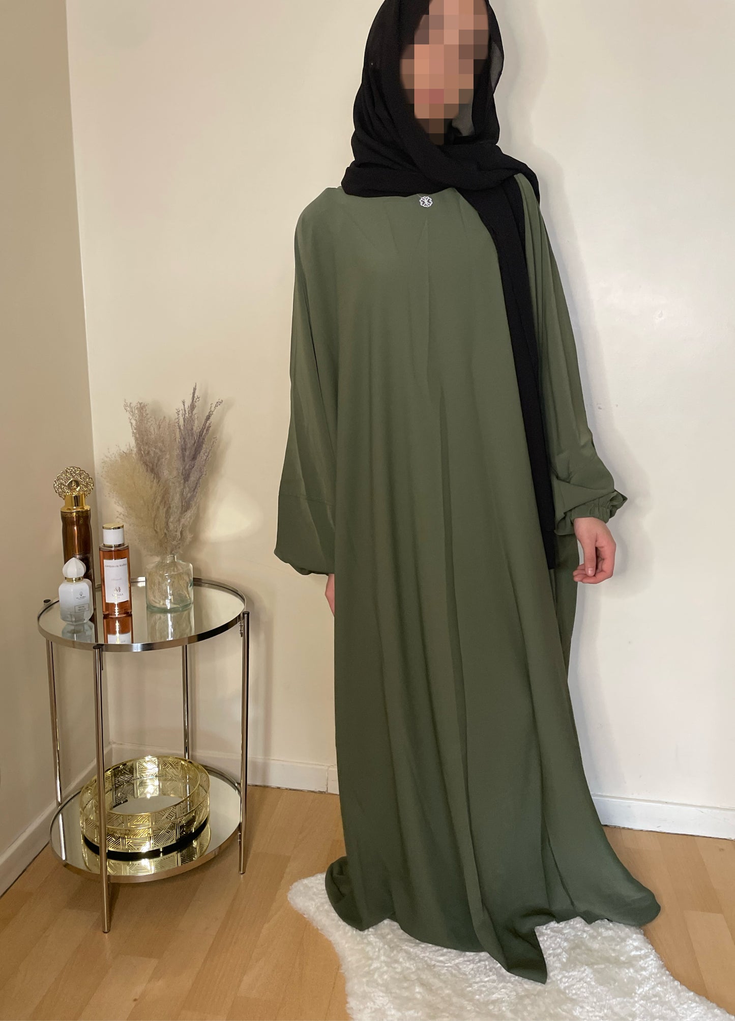 Abaya Aïsha vert kaki