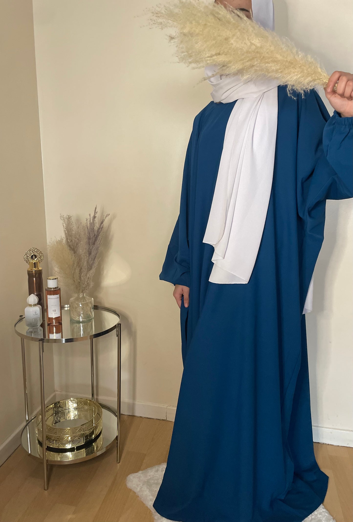 Abaya Aïsha bleu denim