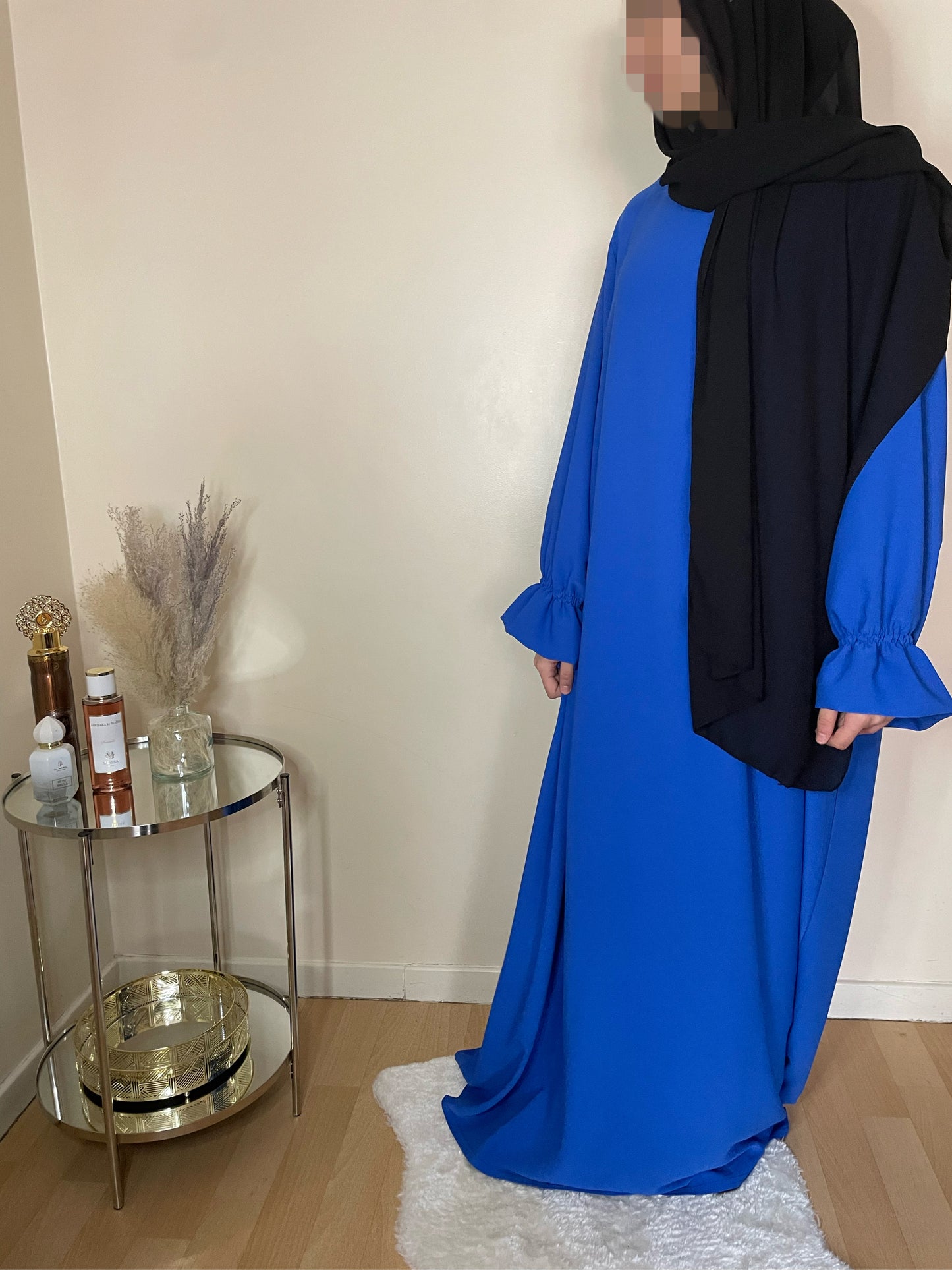 Abaya Noor bleu foncé