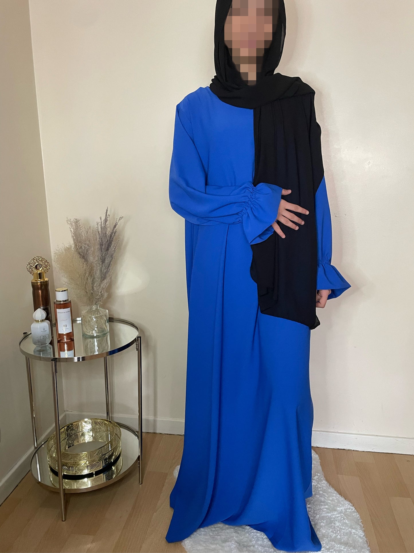 Abaya Noor bleu foncé