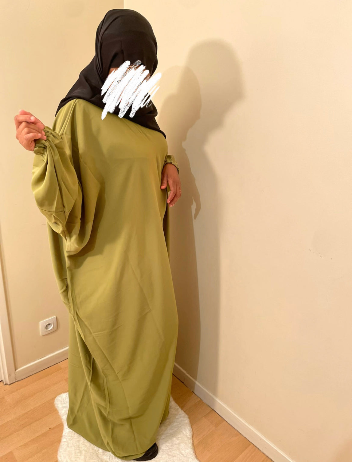 Abaya Aïsha vert olive