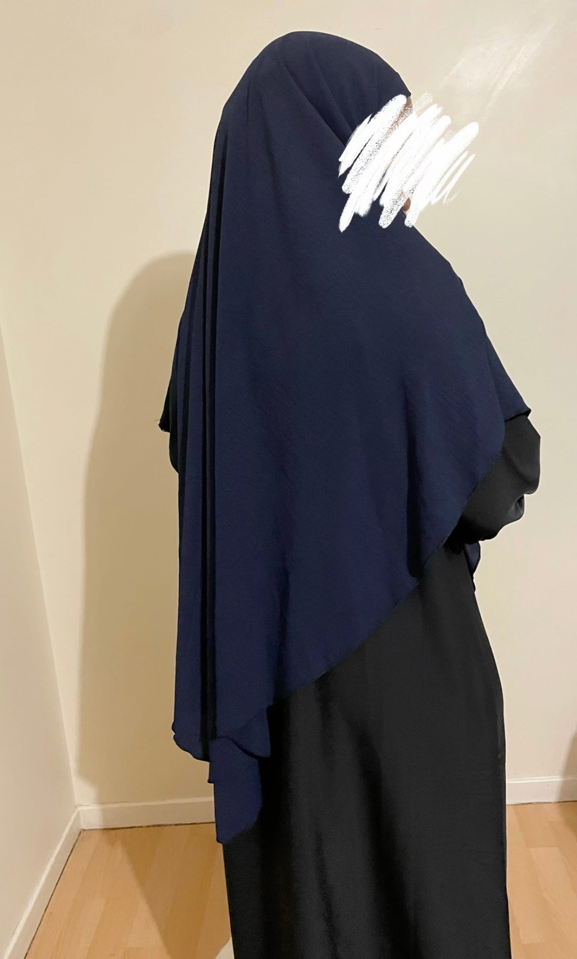 Khimar jazz bleu marine