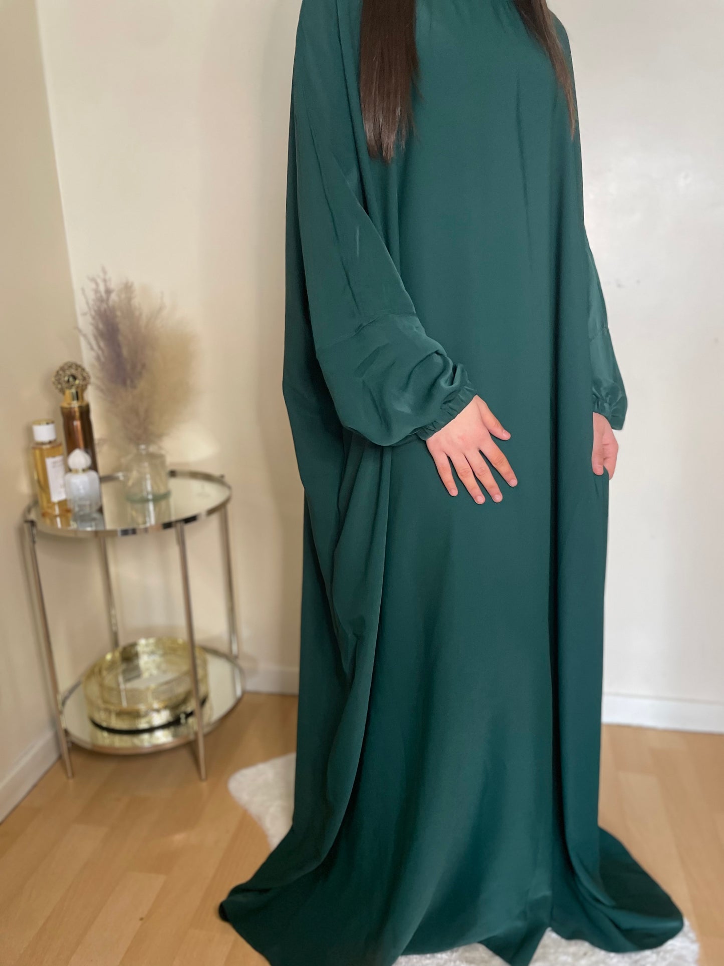 Abaya Aïsha vert forêt