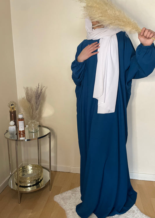 Abaya Aïsha bleu denim