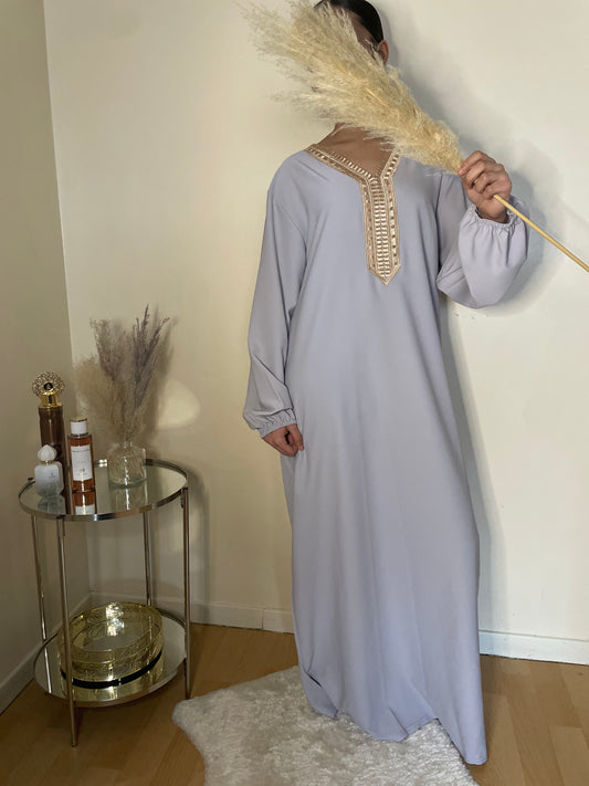 Abaya Lalya gris