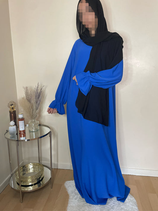 Abaya Noor bleu foncé