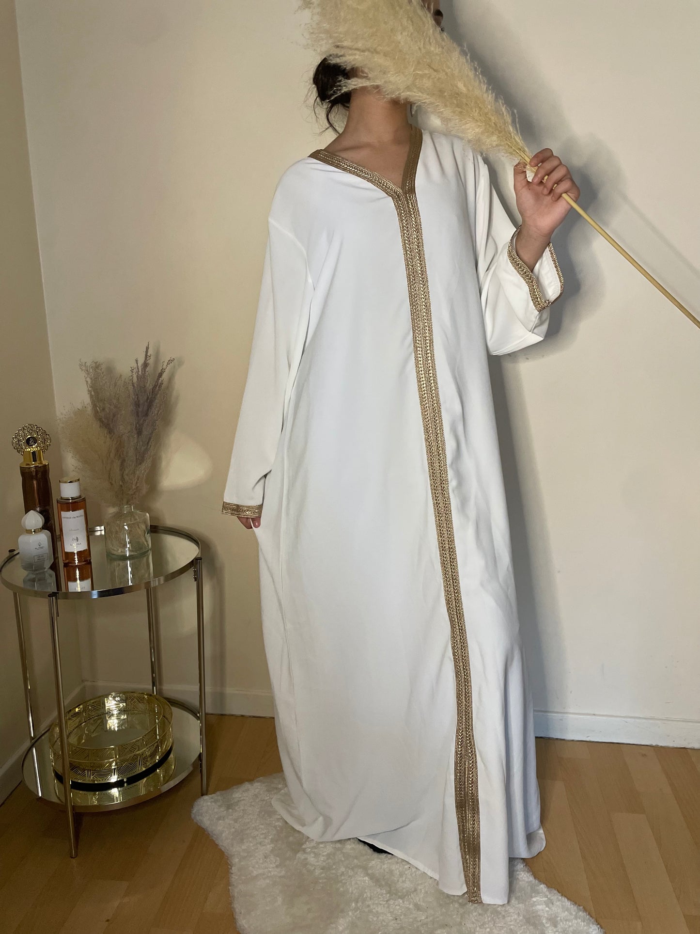 Abaya Soukaïna blanche