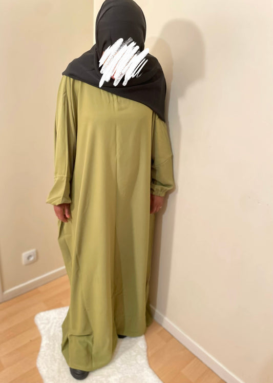 Abaya Aïsha vert olive