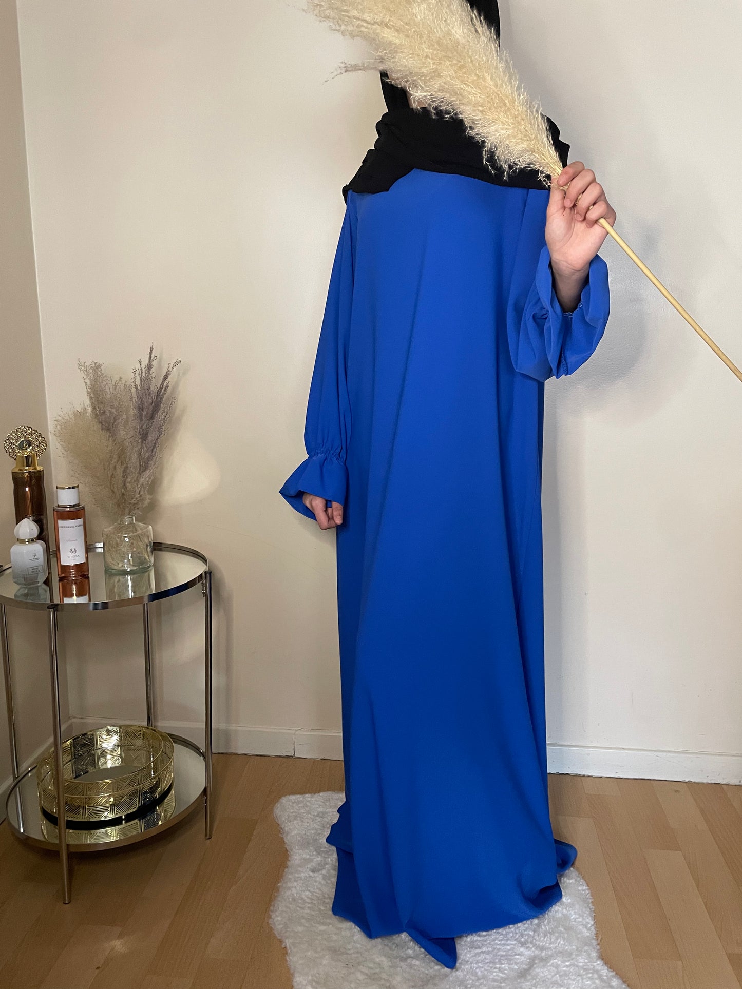 Abaya Noor bleu foncé