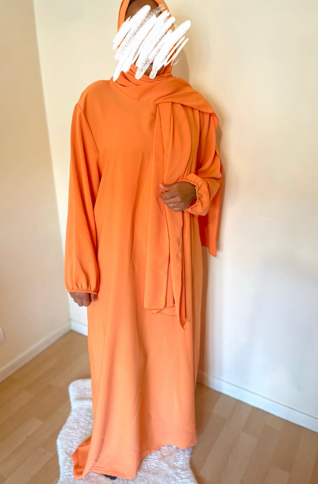 Abaya Naïla orange