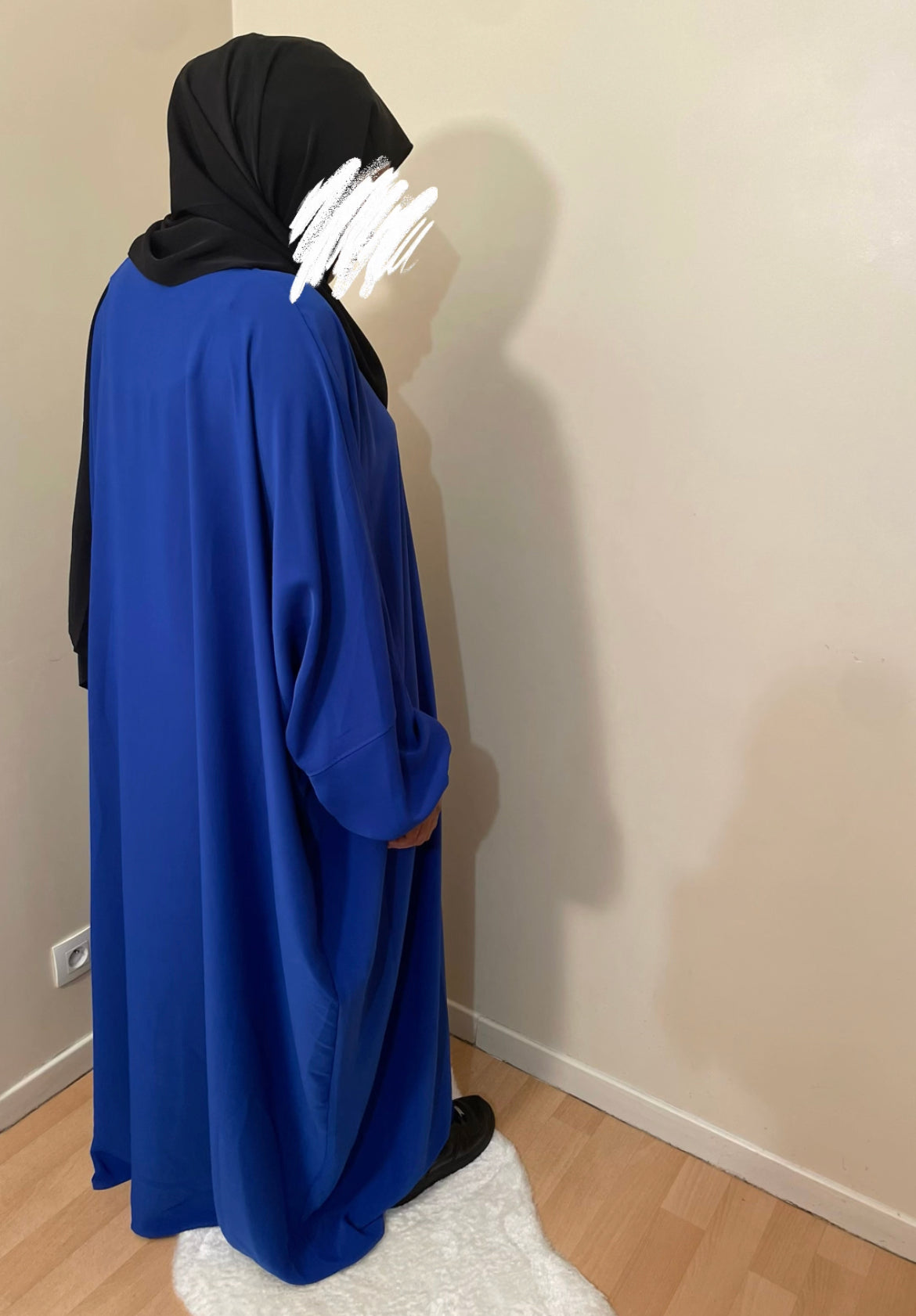 Abaya Aïsha bleu roi